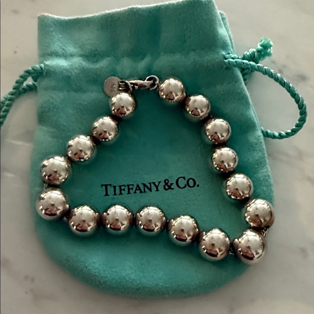 Tiffany & Co. Silver Bead Ball Bracelet
